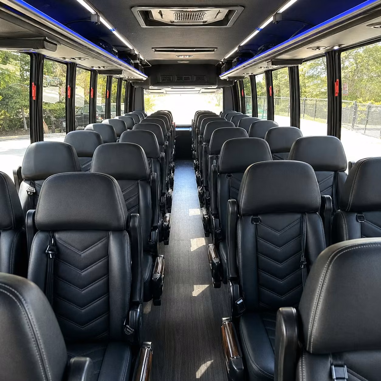 25 passenger minibus inside