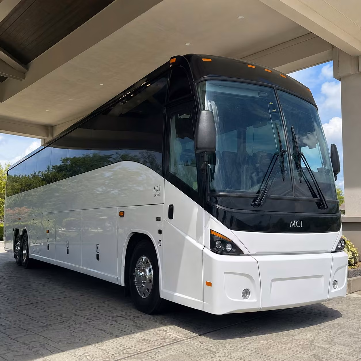 56 passenger charter bus