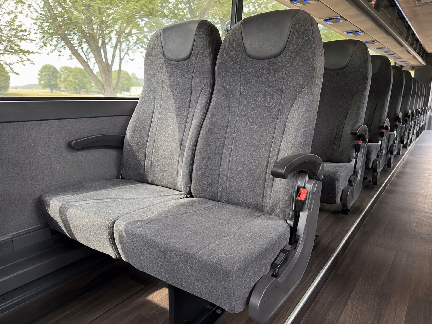 nashua charter bus interior