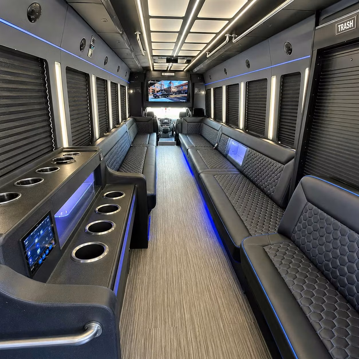 party bus interior