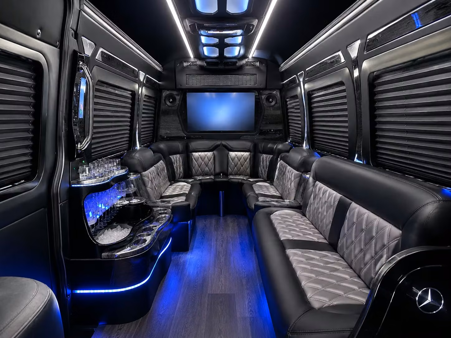 sprinter van transportation for groups and events across nashua